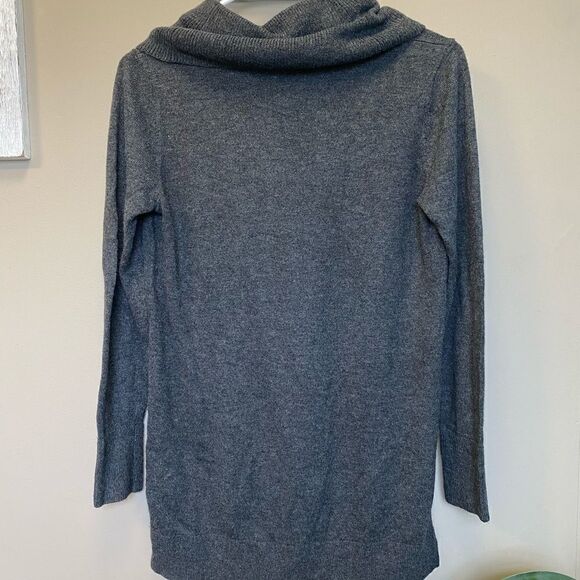 Women’s Gray Loft Cowl Neck Sweater - Picture 2 of 3